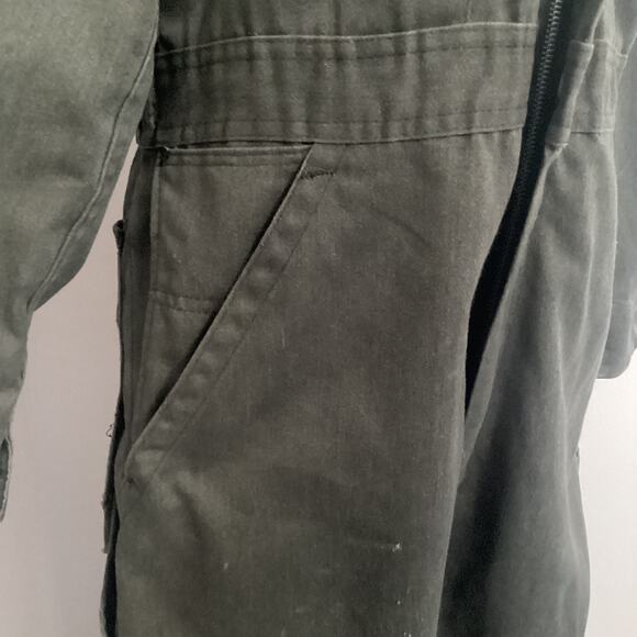 Vintage Dickies Grunge Distressed Work Jumpsuit Mechanic Coveralls Stained Torn - Picture 4 of 16